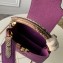 Louis Vuitton Capucines Mini Bag Python Handle and Flap Purple