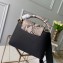 Louis Vuitton Capucines Mini Bag Python Handle and Flap Black