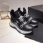 Chanel Quilting Logo Sneakers Black 2020