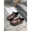 Prada Leather Buckle Derby Shoes Brushed Coffee 2020