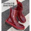 Balenciaga Heel 4.5cm Strike Lace-up Boots Red 2019
