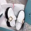 Prada Leather Buckle Derby Shoes Brushed White 2020