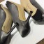Manolo Blahnik Hangisi Satin Jewel Buckle Flats/Pumps Dark Gray