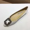 Manolo Blahnik Hangisi Satin Jewel Buckle Flats/Pumps White