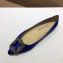 Manolo Blahnik Hangisi Satin Jewel Buckle Flats/Pumps Blue