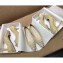 Manolo Blahnik Hangisi Glitter Fabric Jewel Buckle Flats/Pumps Gold