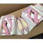 Manolo Blahnik Hangisi Glitter Fabric Jewel Buckle Flats/Pumps Pink
