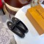 Louis Vuitton Leather Lock it Loafers Black