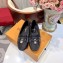 Louis Vuitton Leather Lock it Loafers Black