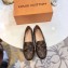Louis Vuitton Gloria/Arizona Flat Loafers Monogram Canvas Brown