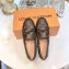 Louis Vuitton Gloria/Arizona Flat Loafers Monogram Canvas Brown