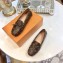 Louis Vuitton Gloria/Arizona Flat Loafers Monogram Canvas Brown