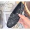 Louis Vuitton Gloria/Arizona Flat Loafers Monogram Canvas Black