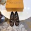 Louis Vuitton Society Loafers Monogram Canvas Brown