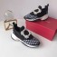 Roger Vivier Viv' Run Sneakers Black/White Strass Buckle 2019
