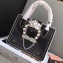 Miu Miu Madras leather Tote Bag 5BA043 Studs Black