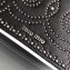 Miu Miu Madras leather Tote Bag 5BA043 Studs Black