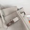 Hermes Birkin 25cm Bag Pearl Gray in Togo Leather With Silver Hardware