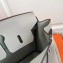 Hermes Birkin 25cm Bag Pearl Gray in Togo Leather With Silver Hardware