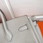 Hermes Birkin 25cm Bag Pearl Gray in Togo Leather With Silver Hardware