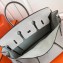 Hermes Birkin 25cm Bag Pearl Gray in Togo Leather With Silver Hardware
