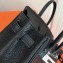 Hermes Birkin 25cm Bag Black in Togo Leather With Silver Hardware