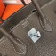 Hermes Birkin 25cm Bag Etoupe in Togo Leather With Silver Hardware