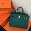 Hermes Birkin 25cm Bag Peacock Green in Togo Leather With Silver HardwareHermes Birkin 25cm Bag Peacock Green in Togo Leather With Silver Hardware