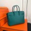 Hermes Birkin 25cm Bag Peacock Green in Togo Leather With Silver Hardware