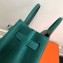 Hermes Birkin 25cm Bag Peacock Green in Togo Leather With Silver Hardware