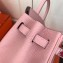 Hermes Birkin 25cm Bag Pink in Togo Leather With Silver Hardware