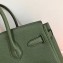 Hermes Birkin 25cm Bag Army Green in Togo Leather With Silver Hardware