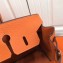 Hermes Birkin 25cm Bag Orange in Togo Leather With Silver Hardware