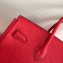 Hermes Birkin 25cm Bag Red in Togo Leather With Gold Hardware