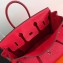 Hermes Birkin 25cm Bag Red in Togo Leather With Gold Hardware