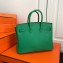 Hermes Birkin 25cm Bag Bamboo Green in Togo Leather With Gold Hardware