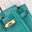 Hermes Birkin 25cm Bag Peacock Green in Togo Leather With Gold Hardware