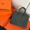 Hermes Birkin 25cm Bag Dark Green in Togo Leather With Gold Hardware