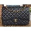 Chanel Maxi Classic Flap Bag A58601 in Caviar Leather Black/Gold