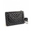 Chanel Maxi Classic Flap Bag A58601 in Caviar Leather Black/Silver