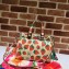 Gucci Zumi Strawberry Print Leather Small Top Handle Bag 569712 2019