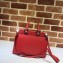 Gucci Zumi Grainy Leather Small Top Handle Bag 569712 Red 2019