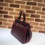 Gucci Zumi Grainy Leather Small Top Handle Bag 569712 Burgundy 2019