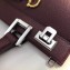 Gucci Zumi Grainy Leather Small Top Handle Bag 569712 Burgundy 2019