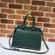 Gucci Zumi Grainy Leather Small Top Handle Bag 569712 Green 2019