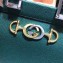 Gucci Zumi Grainy Leather Small Top Handle Bag 569712 Green 2019