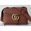Gucci GG Marmont Leather Shoulder Bag 401173 Brown