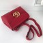 Gucci GG Marmont Leather Shoulder Bag 401173 Red