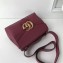 Gucci GG Marmont Leather Shoulder Bag 401173 Antiqued Red