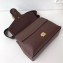 Gucci GG Marmont Leather Shoulder Bag 401173 Coffee